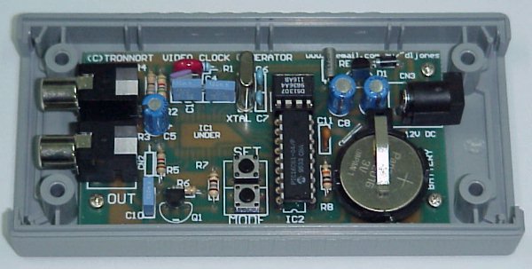 Inside shot showing the PCB